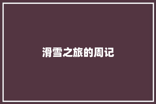 滑雪之旅的周记 简历模板