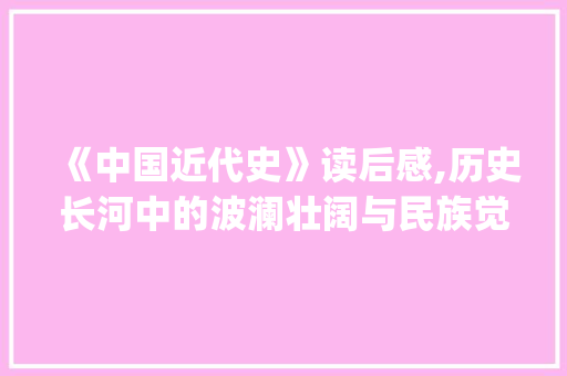 《中国近代史》读后感,历史长河中的波澜壮阔与民族觉醒_《中国近代史》范文澜读后感