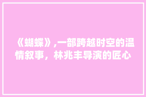 《蝴蝶》,一部跨越时空的温情叙事，林兆丰导演的匠心之作_蝴蝶电视剧林兆丰
