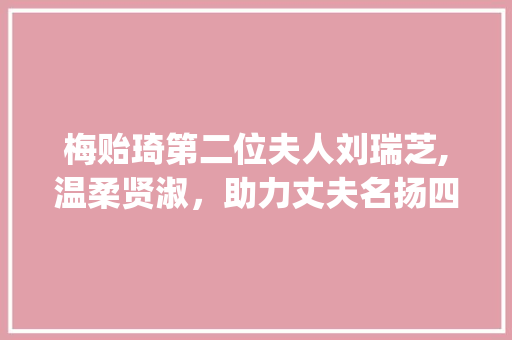 梅贻琦第二位夫人刘瑞芝,温柔贤淑，助力丈夫名扬四海_梅贻琦的第二位夫人