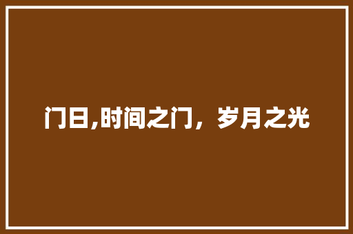 门日,时间之门，岁月之光