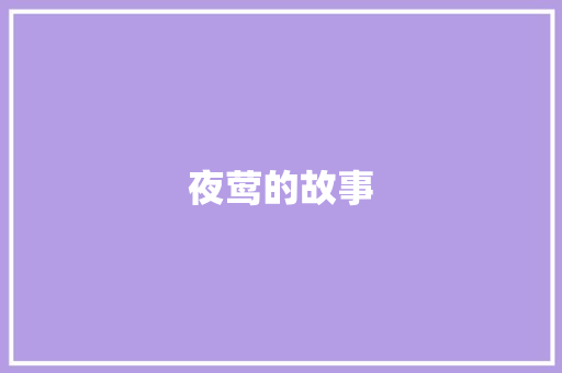 夜莺的故事
